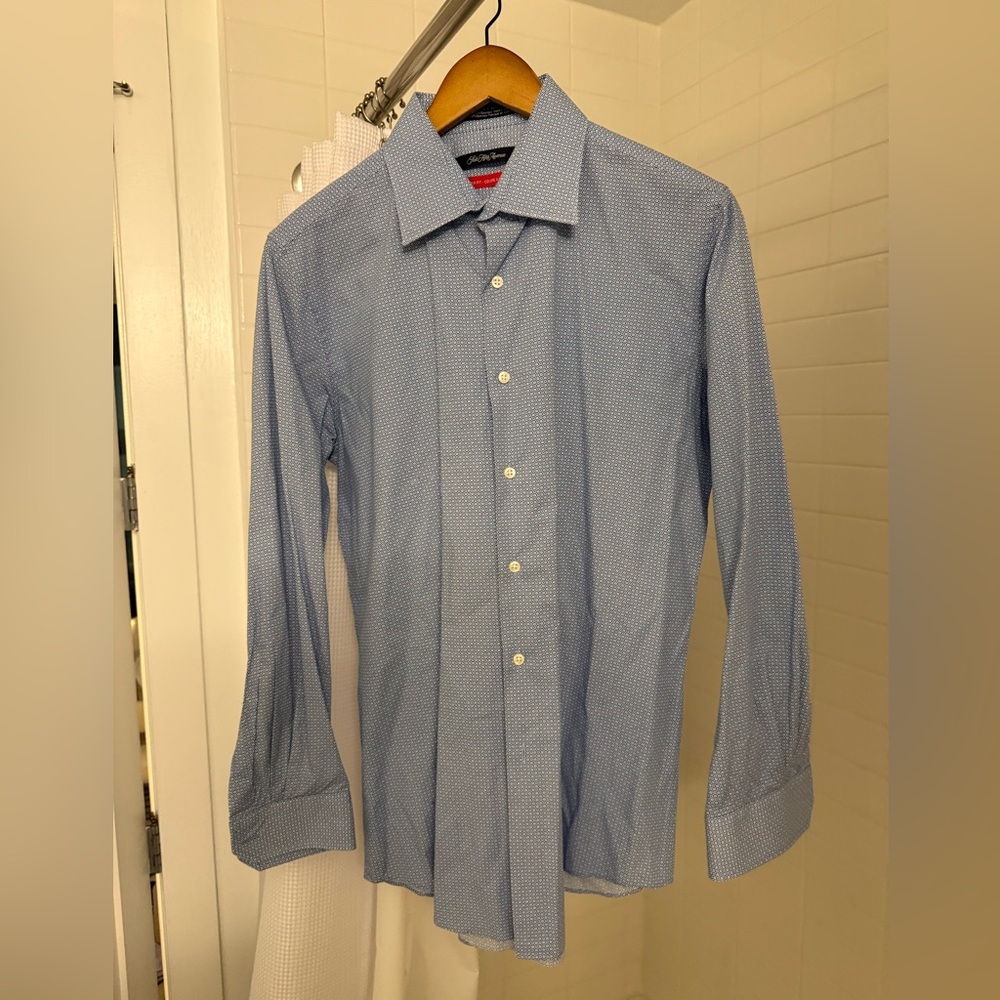 Saks Fifth Avenue Light Blue Dress Shirt